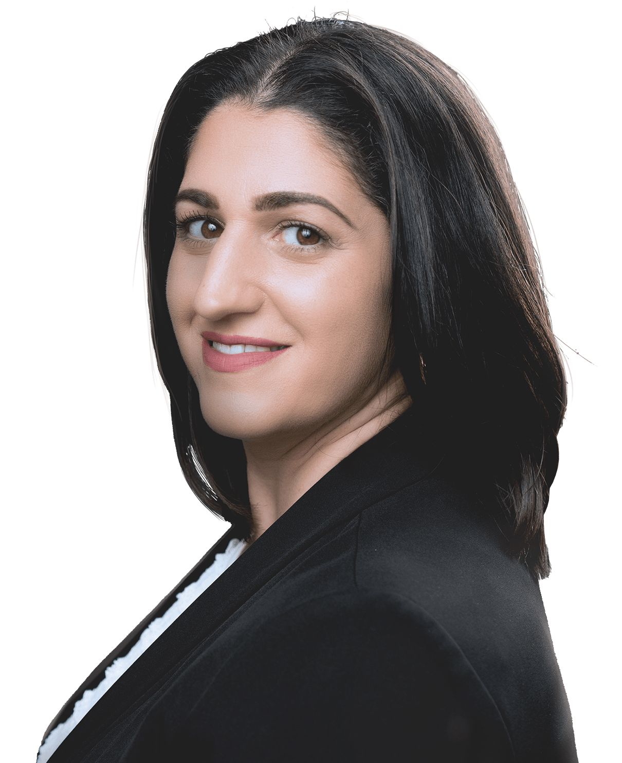 man sieht hier Linda von Laabeautylounge die in die Kamera schaut