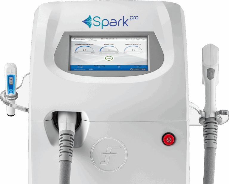 laabeautylounge zeigt mit voller stolz das Leistungsgerät Spark pro womit gearbeitet wird.